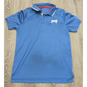 SONIC DRIVE IN Polo Shirt with Logo Size L  Short Sleeve Carhop Blue Uniform